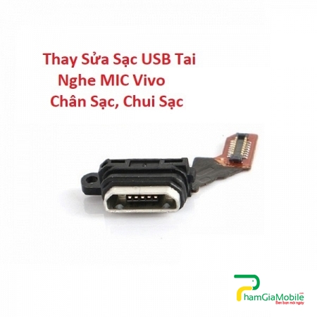 Thay Sửa Sạc USB Tai Nghe MIC Vivo Y81 Chân Sạc, Chui Sạc Lấy Liền